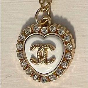 Chanel button necklace